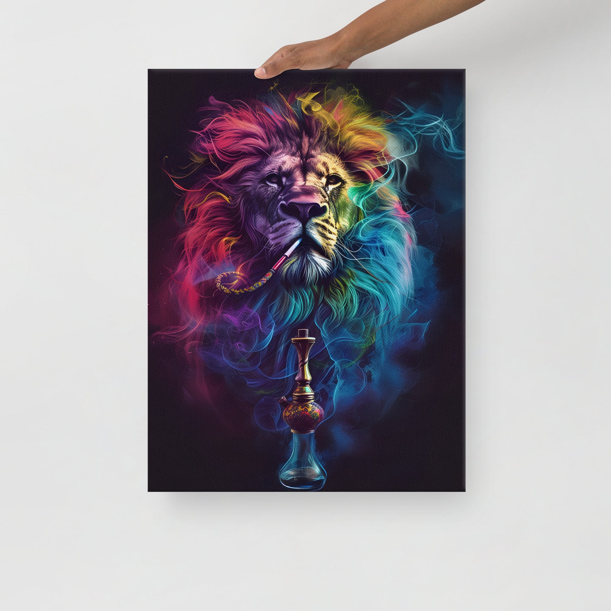 Lion Smoke I - Prints of Shishas