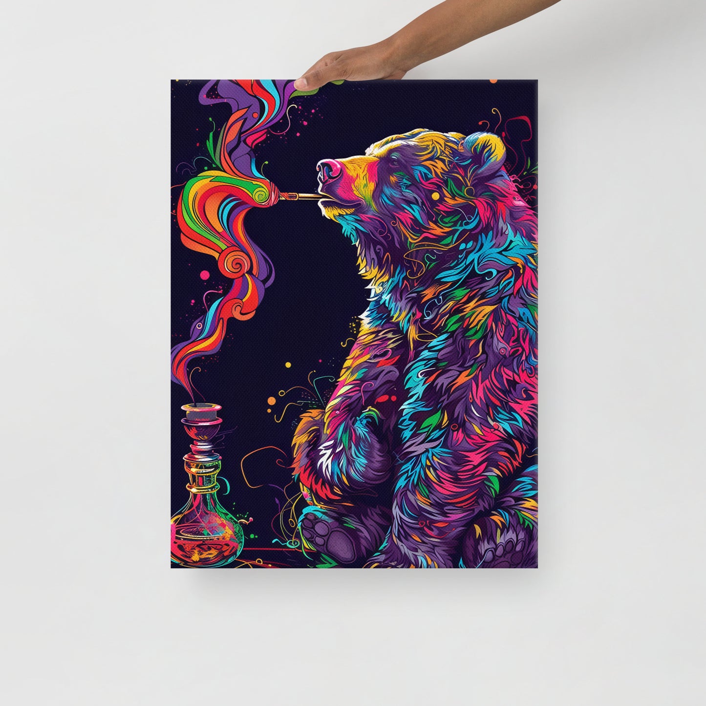 Bear Smoke I - Prints of Shishas