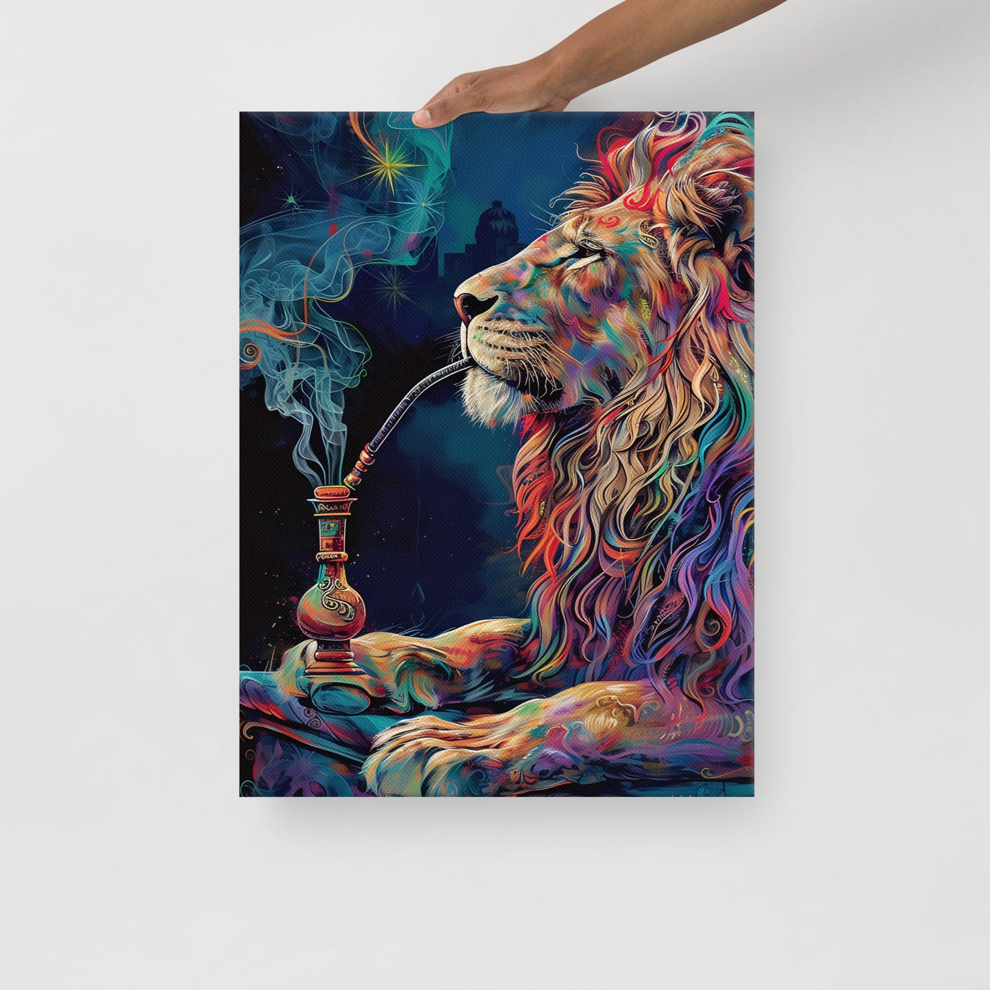 Lion Smoke III - Prints of Shishas