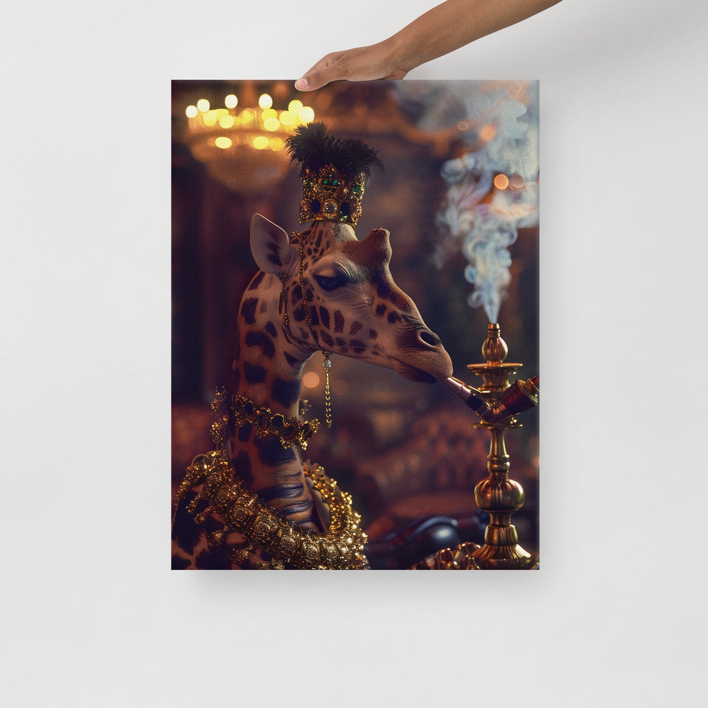 Giraffe Smoke I - Prints of Shishas