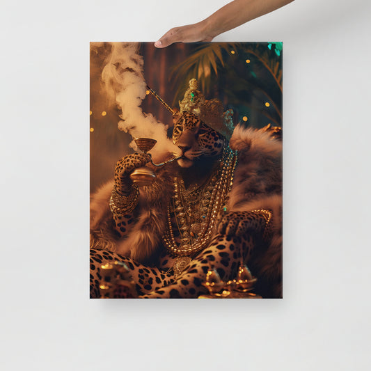 Leopard King I - Prints of Shishas