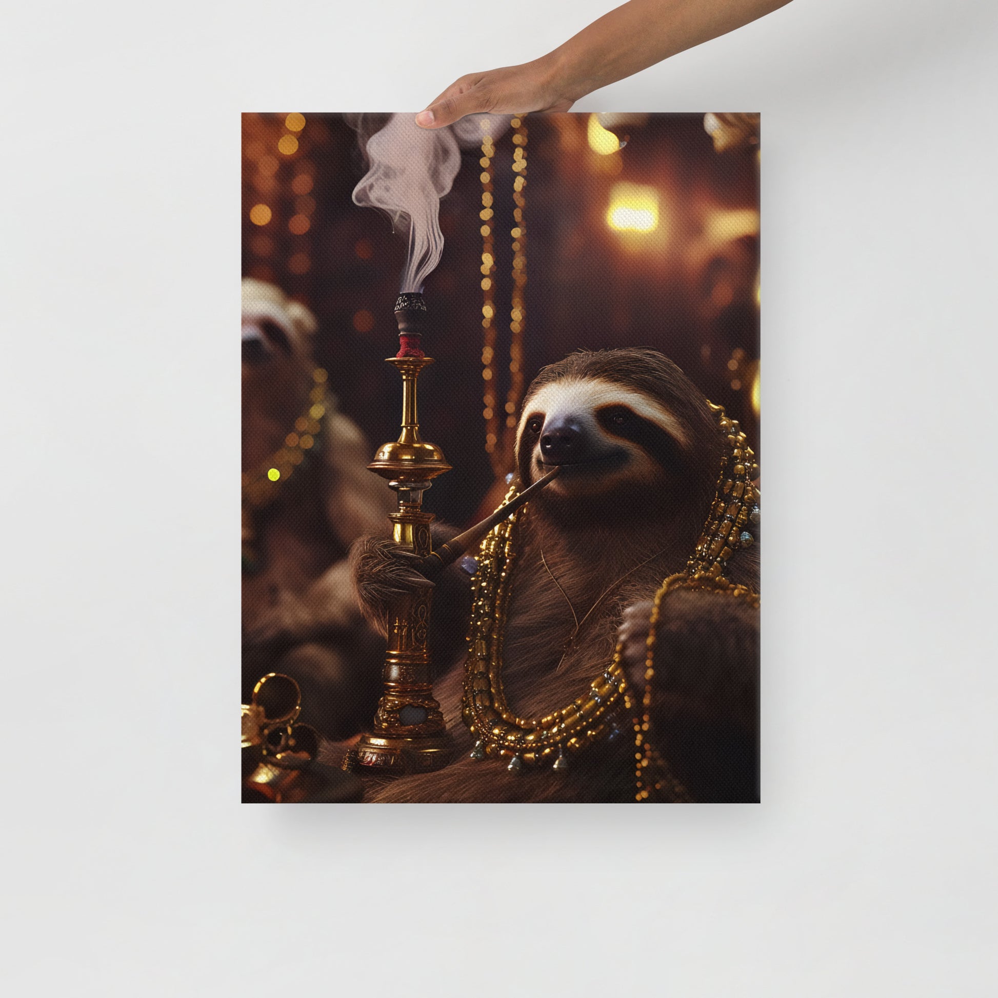 Sloth King Smoke I - Prints of Shishas