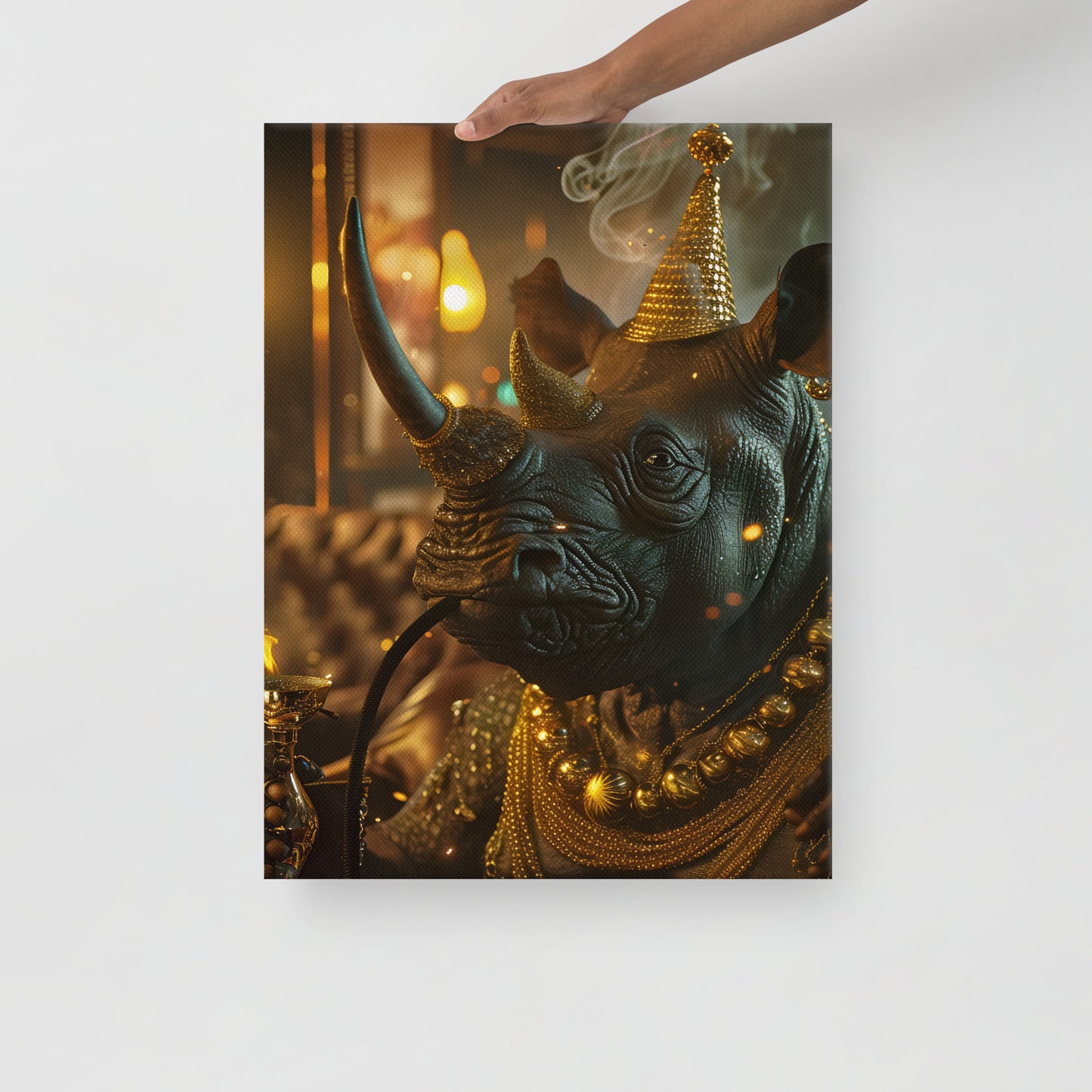 Rhino King I - Prints of Shishas