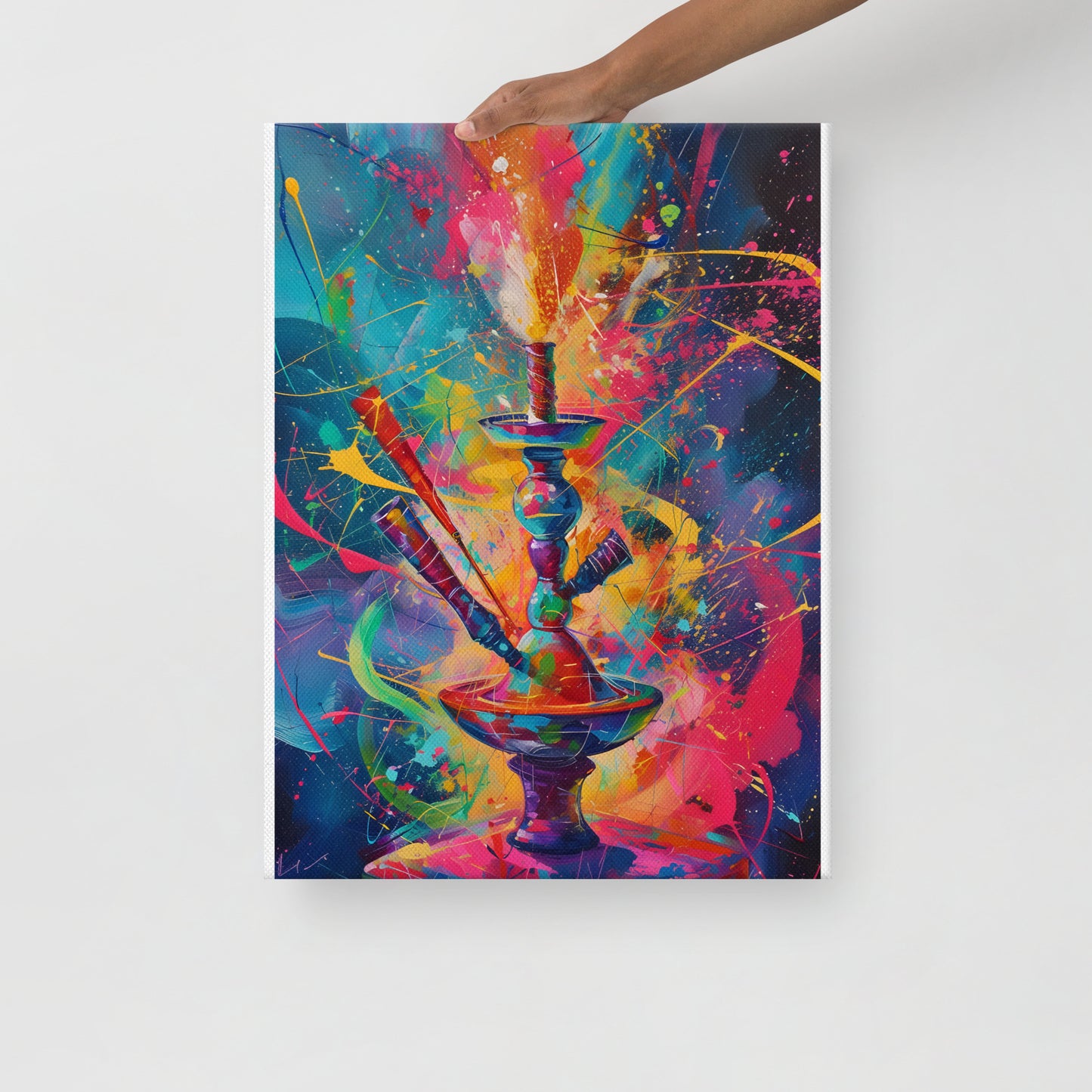 Shisha Abstract Canva Art II - Prints of Shishas